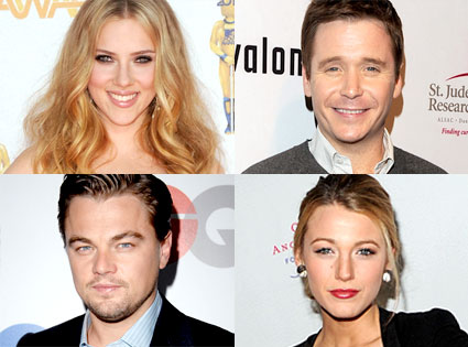 Scarlett Johansson, Kevin Connelly, Leo DiCaprio, Blake Lively Scarlett Johansson, Kevin Connelly, Leo DiCaprio, Blake Lively